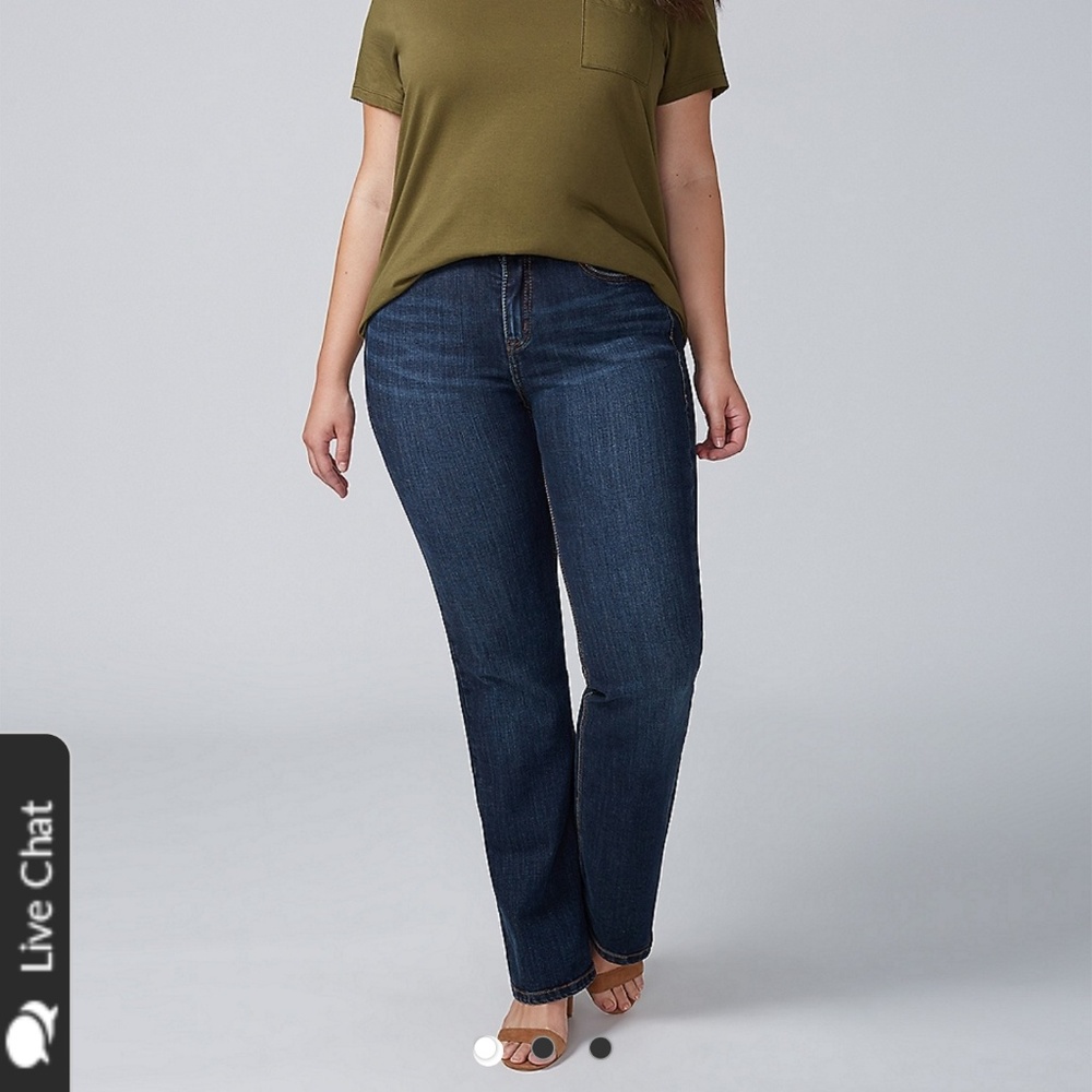 Lane Bryant t3 boot cut jeans